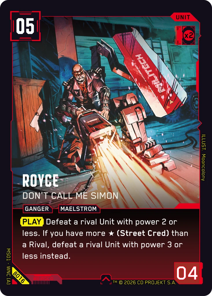 Royce: Don't Call Me Simon · Welcome to Night City — Beta