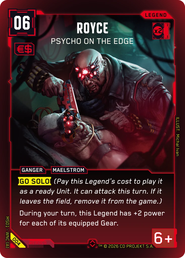 Royce: Psycho on the Edge - Cyberpunk TCG