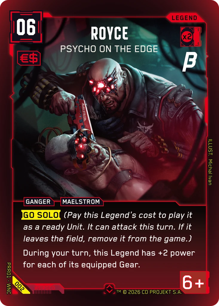 Royce: Psycho on the Edge · Prerelease