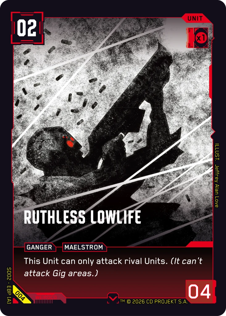 Ruthless Lowlife · Embracing Power — Retail Starter Deck