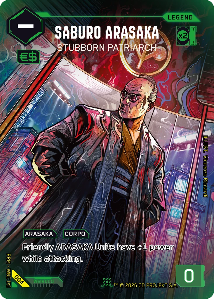 Saburo Arasaka: Stubborn Patriarch · Box Toppers - Retail