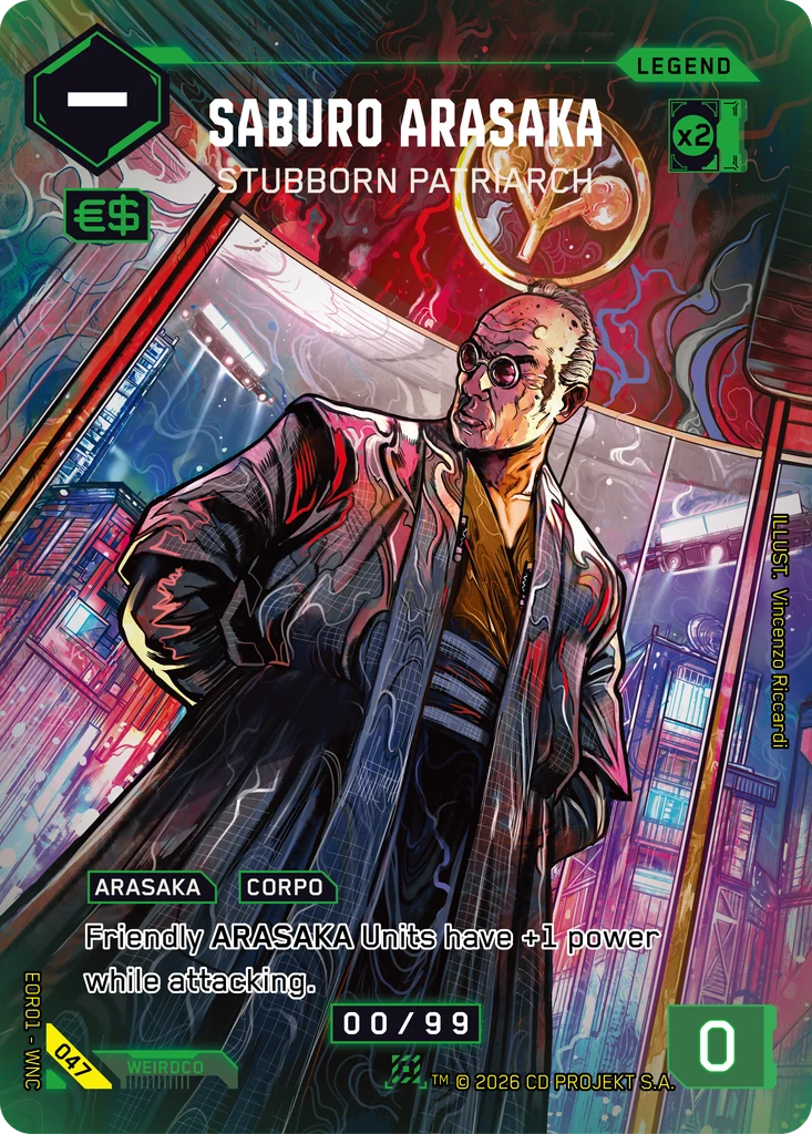 Saburo Arasaka: Stubborn Patriarch · Edgerunner Open Season 1