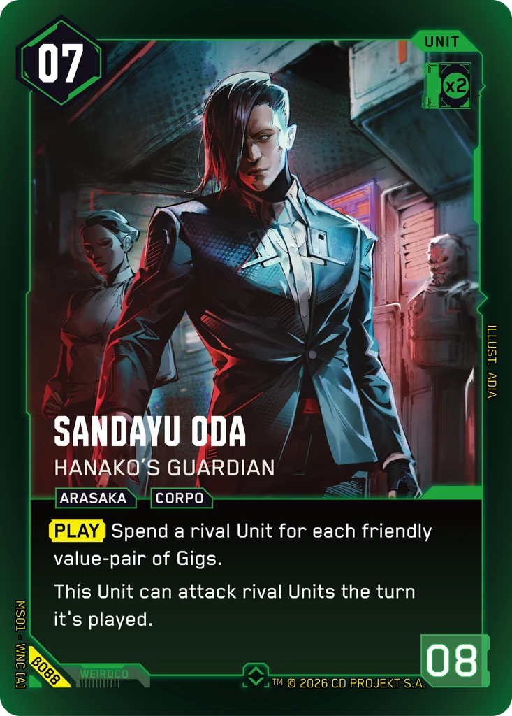 Sandayu Oda: Hanako's Guardian · Welcome to Night City — Beta