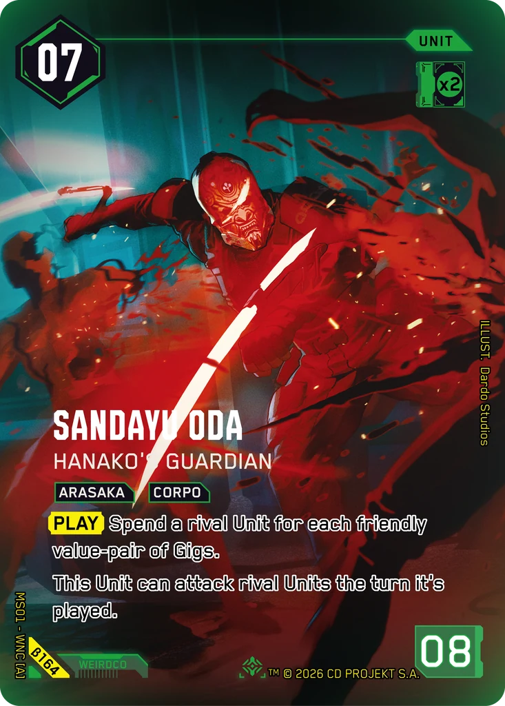 Sandayu Oda: Hanako's Guardian · Welcome to Night City — Beta