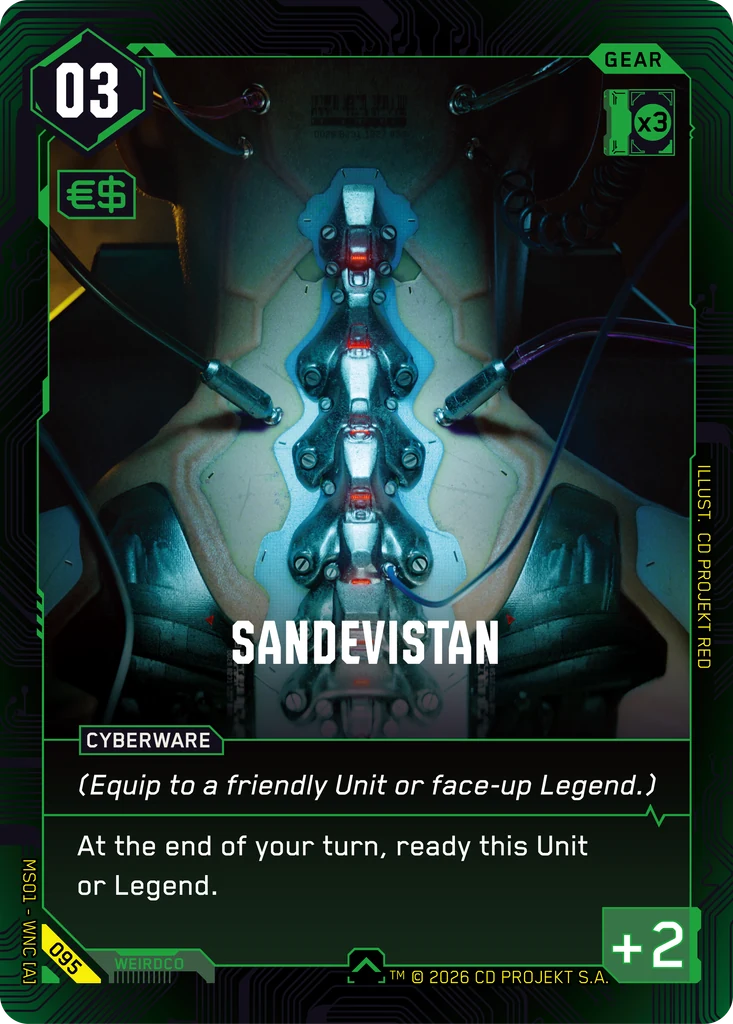 Sandevistan - Cyberpunk TCG