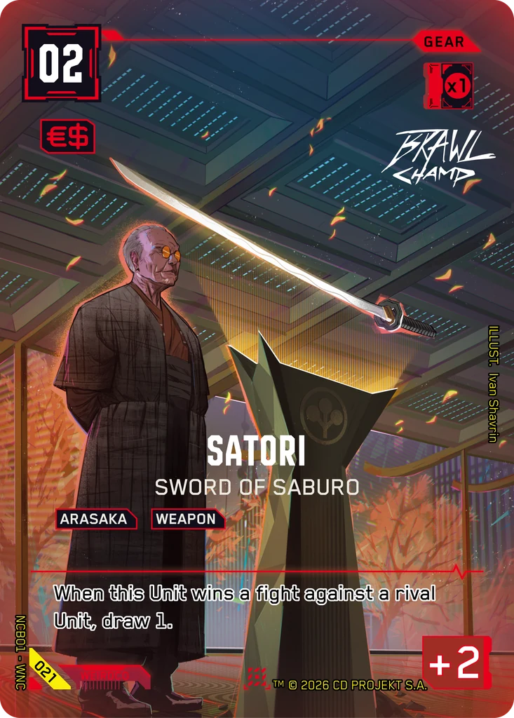 Satori: Sword of Saburo · Night City Brawl Season 1 — Brawl Champ