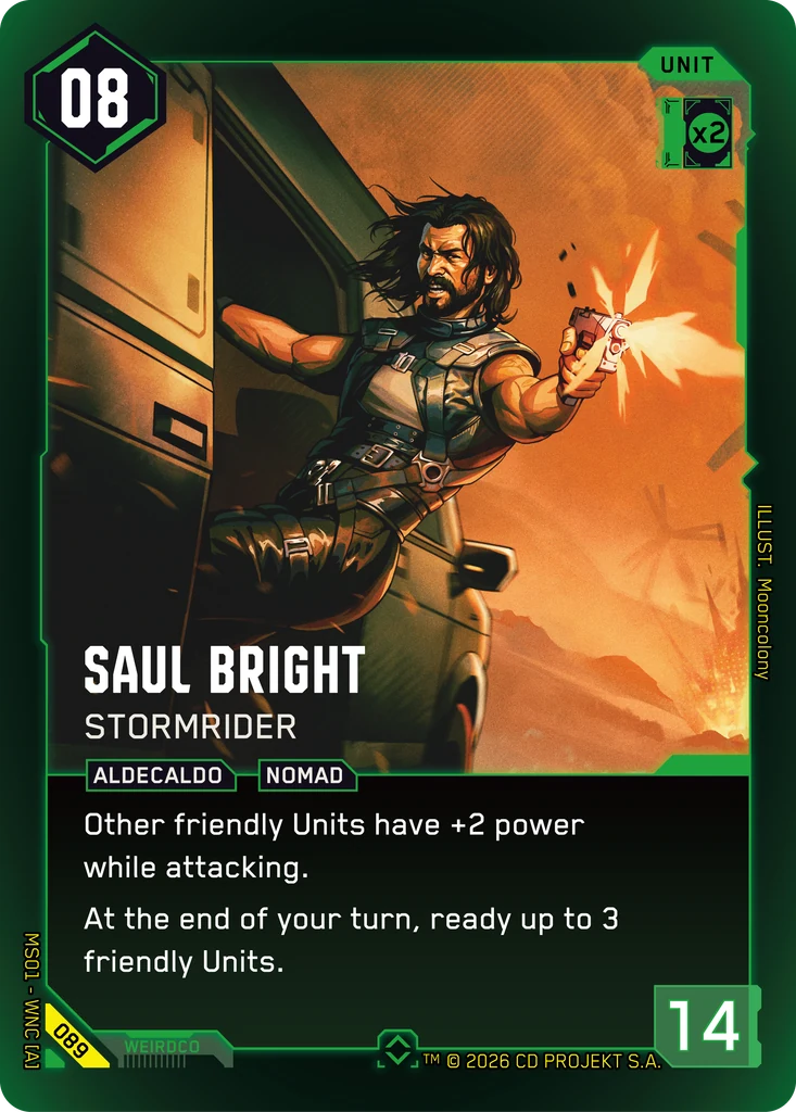Saul Bright: Stormrider - Cyberpunk TCG