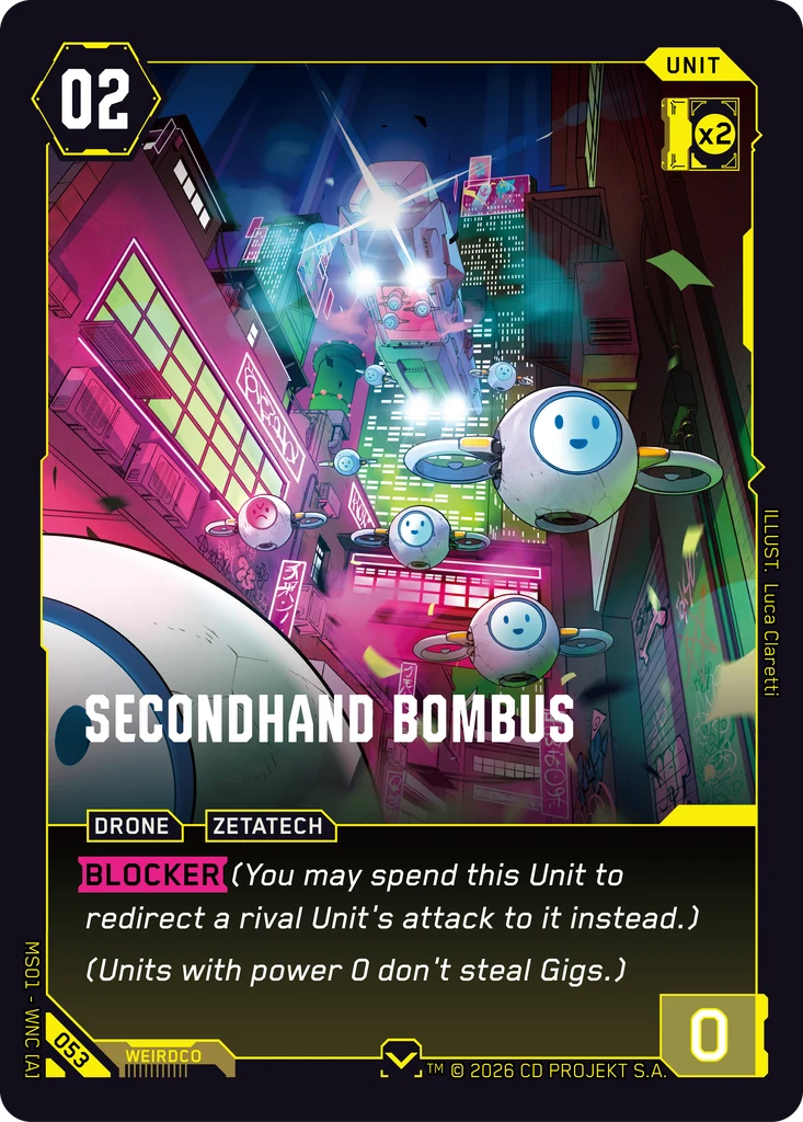 Secondhand Bombus - Cyberpunk TCG