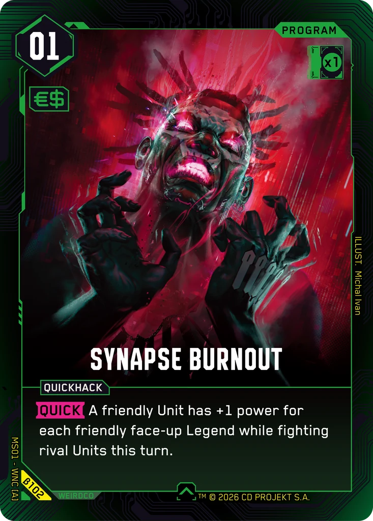 Synapse Burnout · Welcome to Night City — Beta
