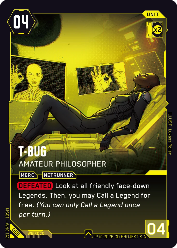 T-Bug: Amateur Philosopher - Cyberpunk TCG
