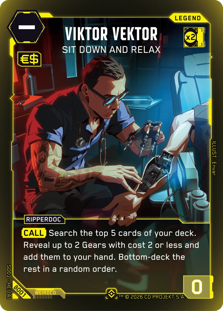Viktor Vektor: Sit Down and Relax · The Heist — Beta Starter Deck