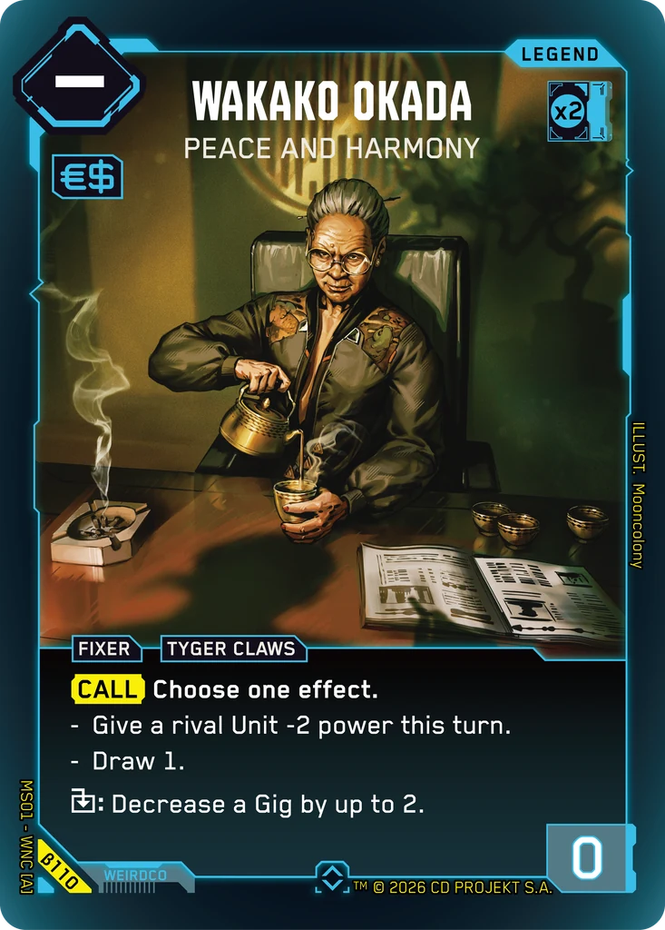 Wakako Okada: Peace and Harmony · Welcome to Night City — Beta
