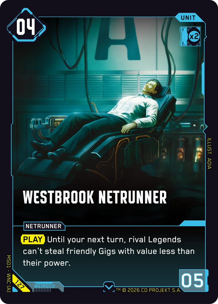 Westbrook Netrunner - Cyberpunk TCG