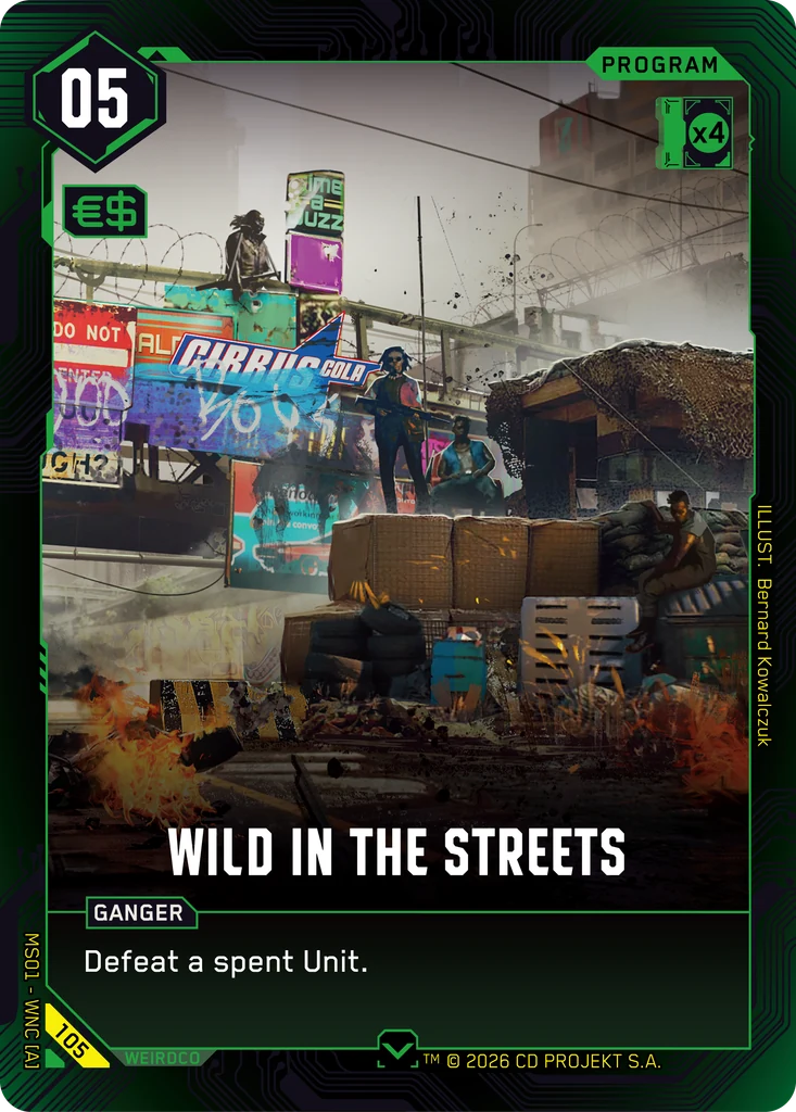 Wild in the Streets - Cyberpunk TCG