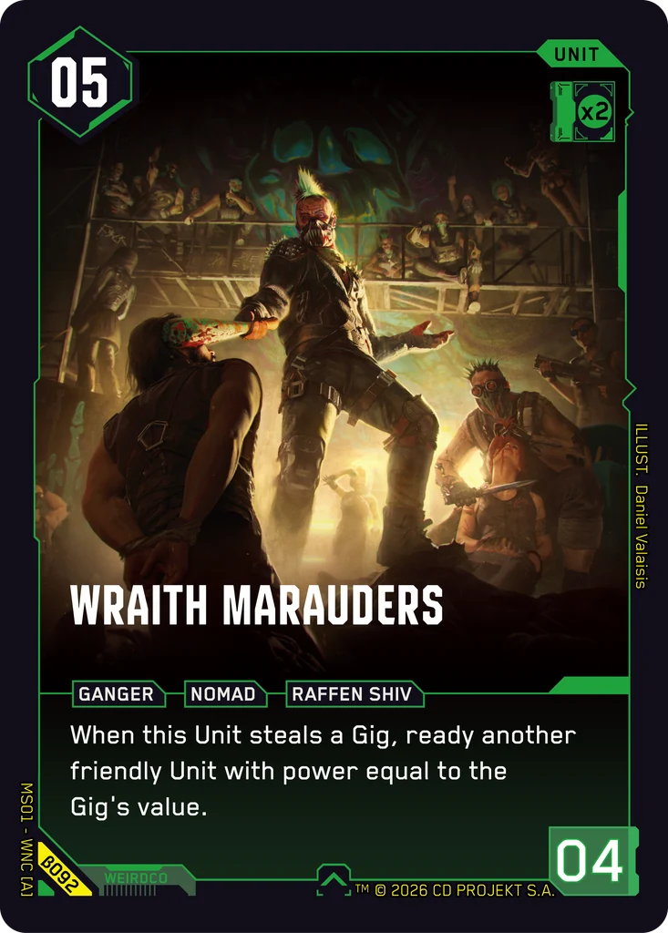 Wraith Marauders · Welcome to Night City — Beta