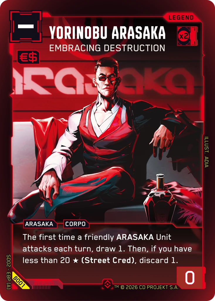Yorinobu Arasaka: Embracing Destruction · Embracing Power — Beta Starter Deck
