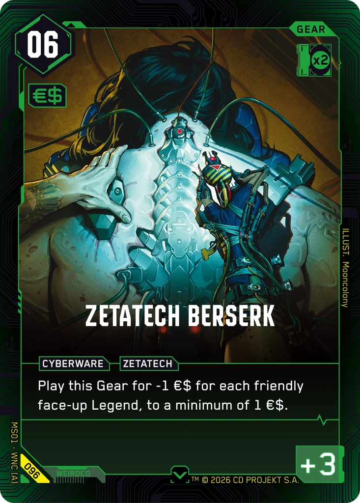 Zetatech Berserk - Cyberpunk TCG